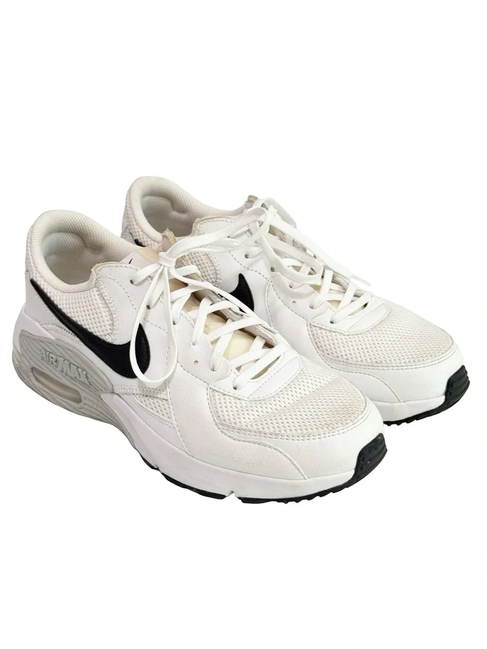 Nike Air Max Excee Sneaker White Black 8.5